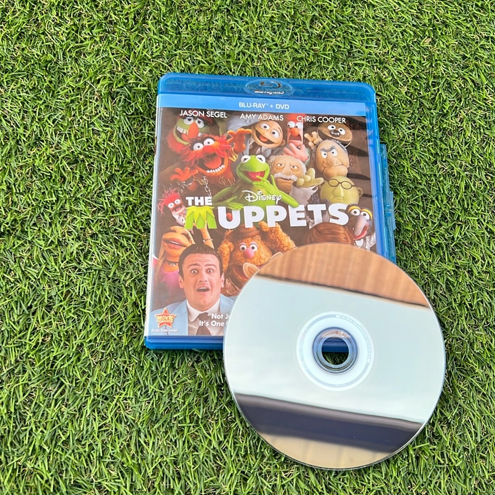 💿 3/$25 💿 Disney the Muppets , BLU-RAY + DVD 2012 rated G